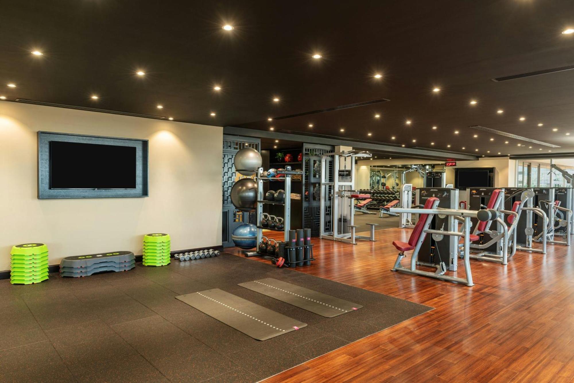 Grosvenor House, A Luxury Collection Hotel, Dubai Exterior foto The gym at the 100 North Main Street location