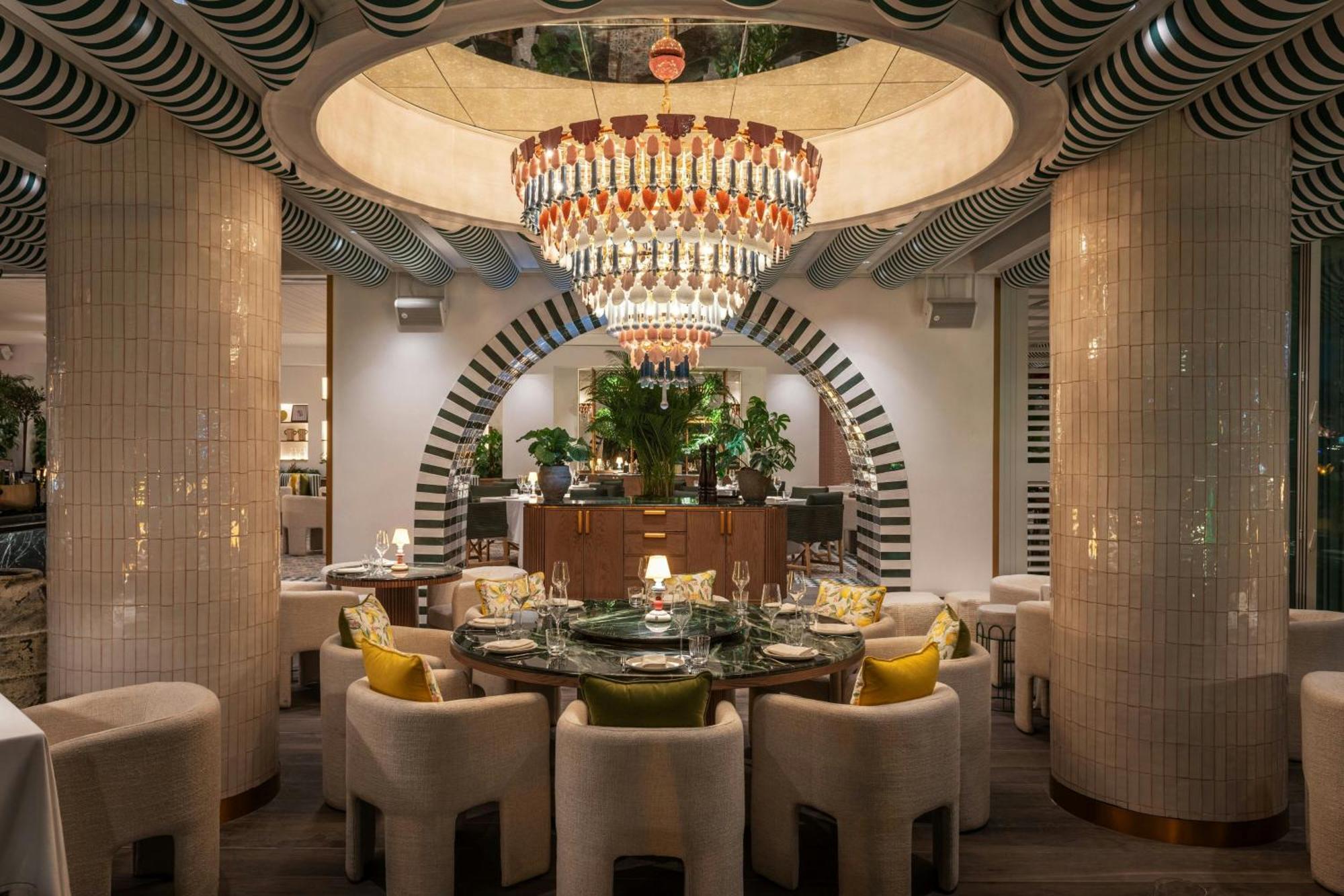Grosvenor House, A Luxury Collection Hotel, Dubai Exterior foto Interior of the restaurant